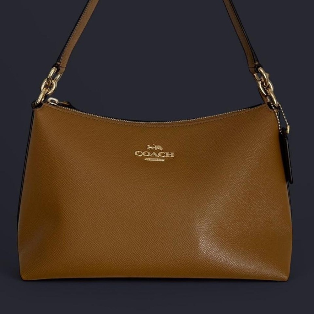 Coach Tan Leather Shoulder Bag